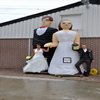 Vier de liefde met ons opblaasbare bruidspaar voor een feestelijke bruiloftsatmosfeer